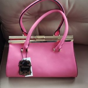 Breast cancer pink handbag